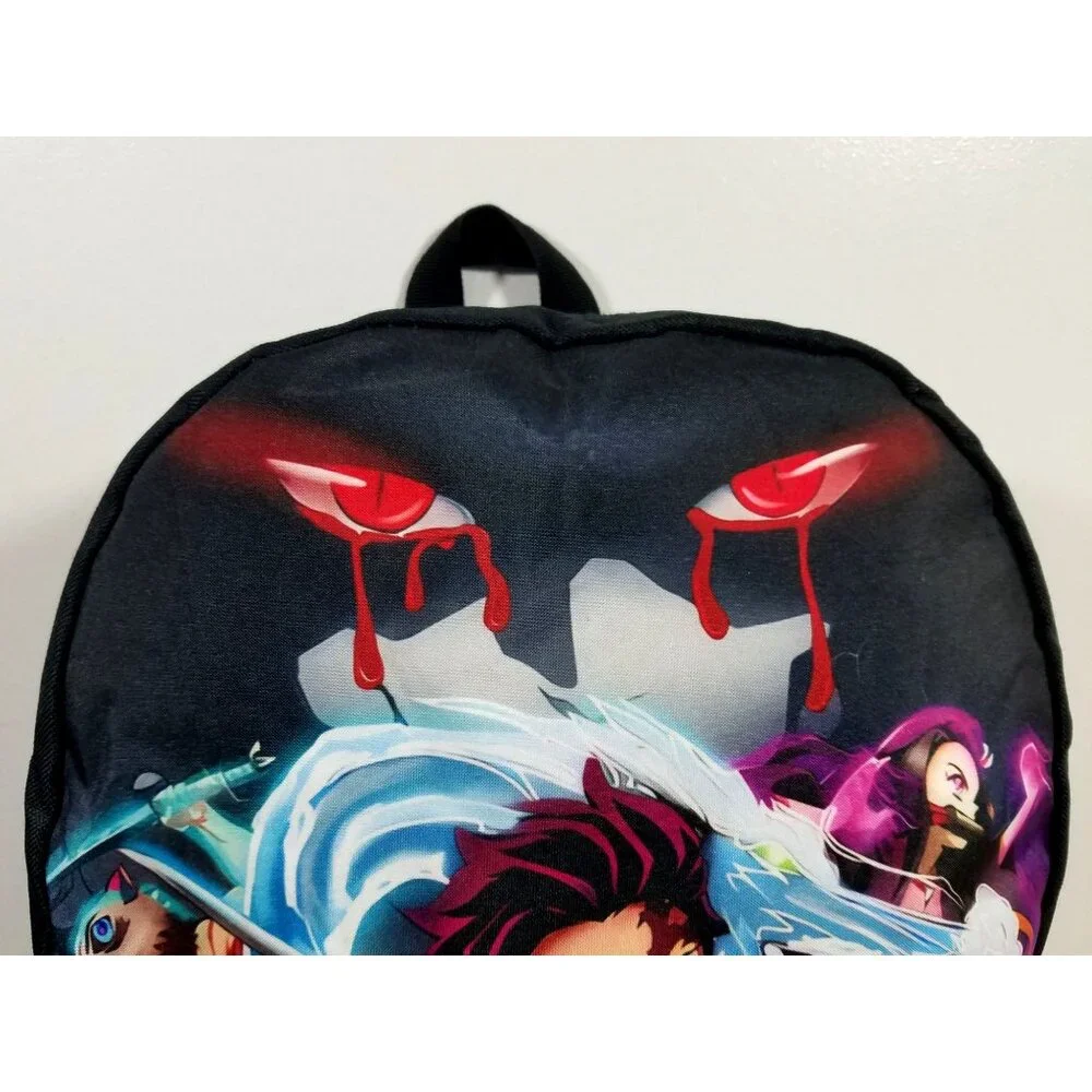 Demon Slayer Anime Backpack With Tanjiro & Characters Print 17